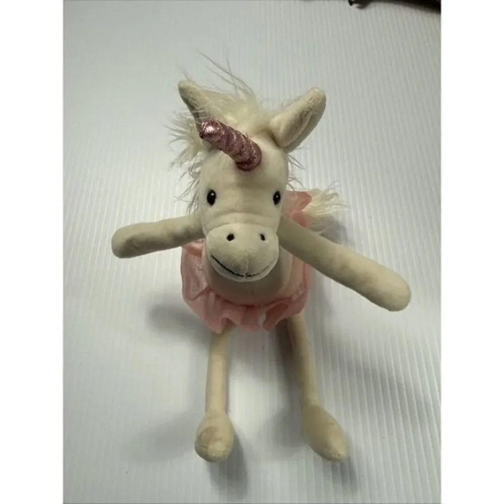 Jellycat Unicorn Plush Pink Tutu Ballerina Stuffed Animal Toy Dancing Darcey 11